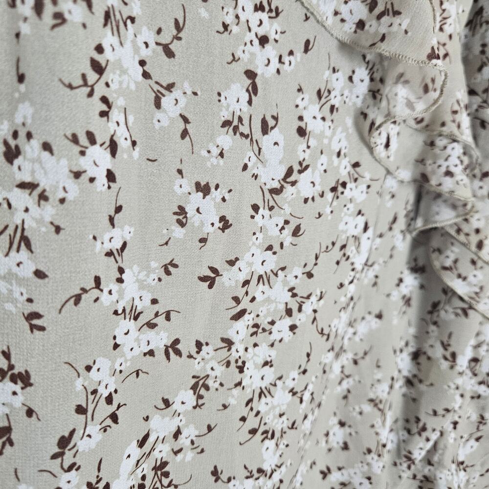 NWT Wayf Sz Medium Ruffled Sage Ditsy Print Sz Medium - Picture 6 of 14